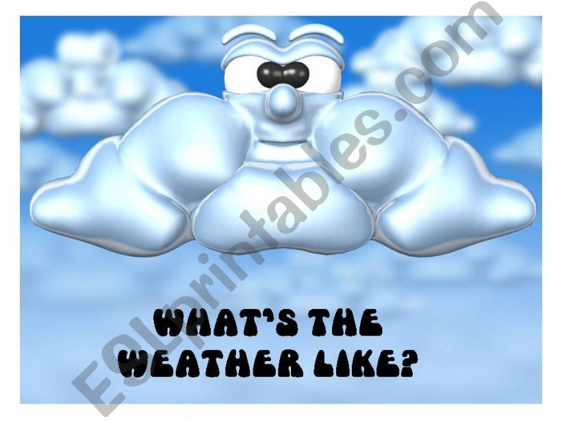Weather quiz - with animations - fully editable
