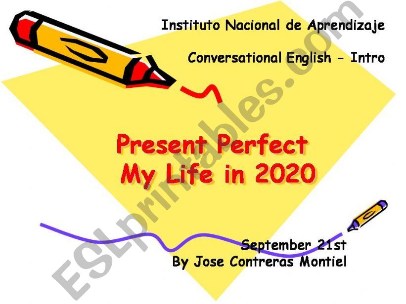 Present Perfect powerpoint