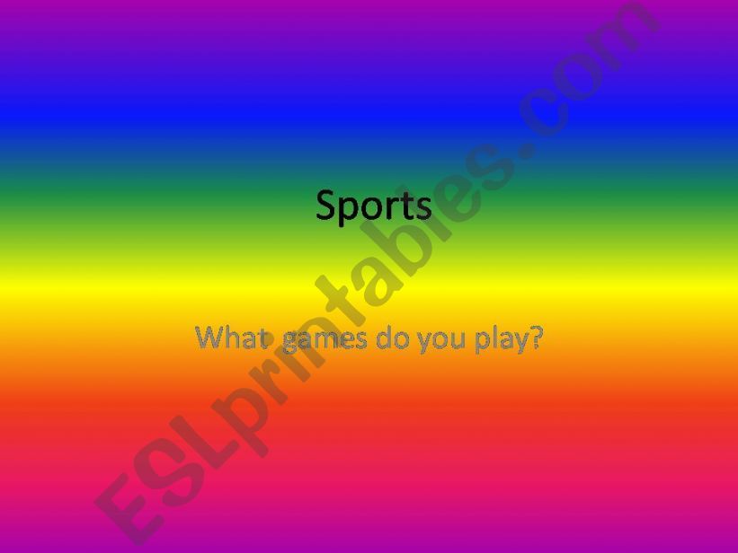 sports powerpoint