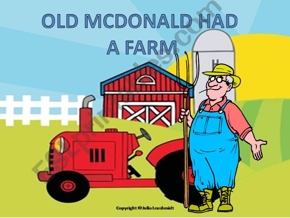 Animated Old McDonald Had a Farm
