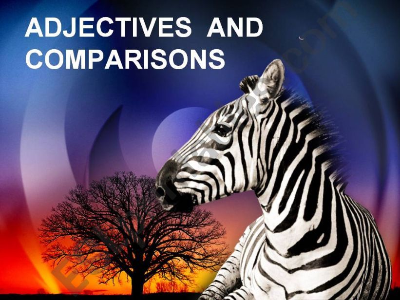 Adjectives and Comparisons powerpoint