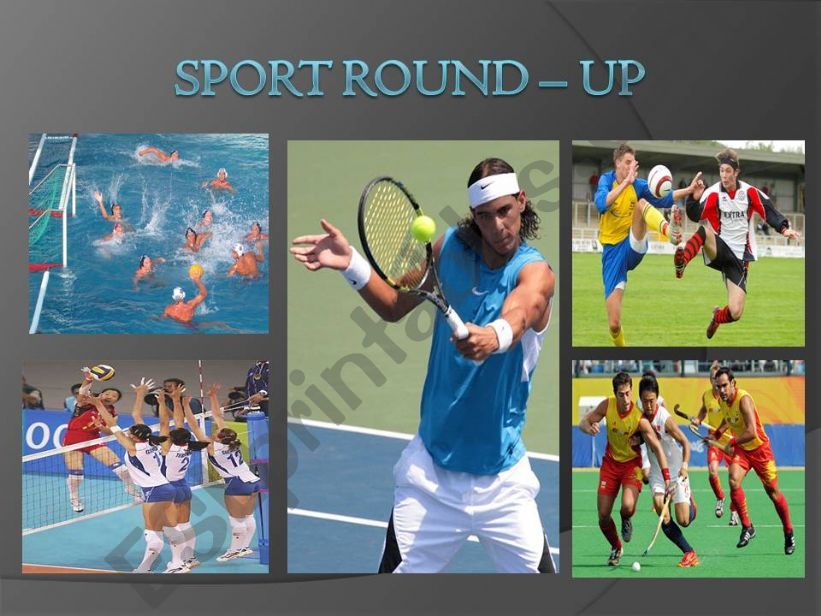 SPORTS ROUND-UP powerpoint