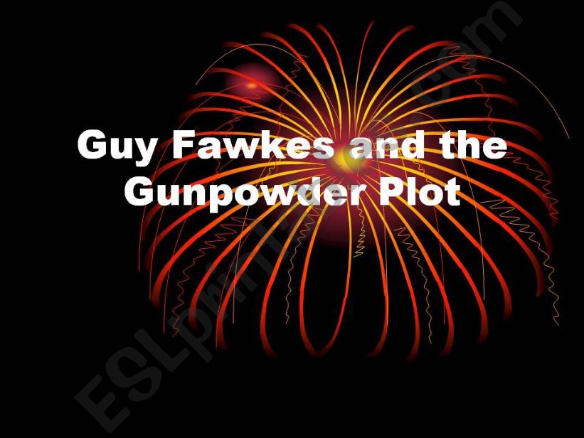 Guy Fawkes & the gunpowder plot