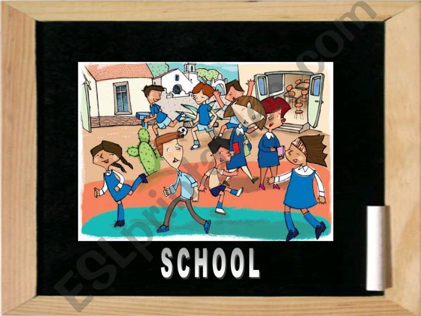 Places at shool powerpoint