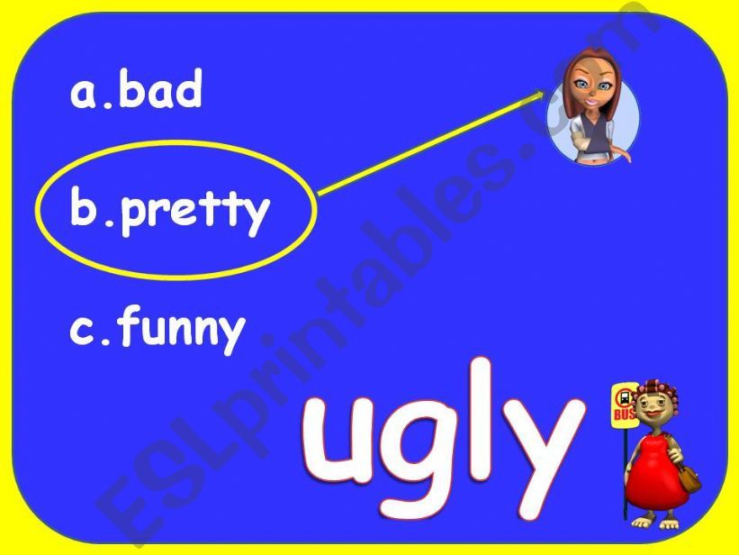 FIND THE OPPOSITE. (with lovely animated graphics) 1/3