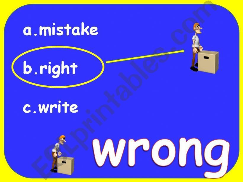 FIND THE OPPOSITE. (with lovely animated graphics) 3/3