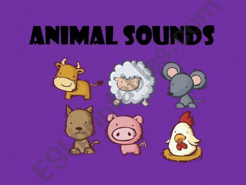 Animal Sounds powerpoint