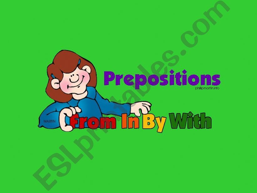 Prepositions *** Second Part ***