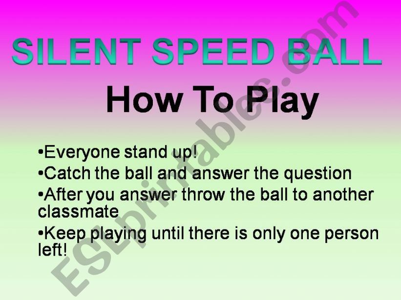 fruit & taste silent speed ball