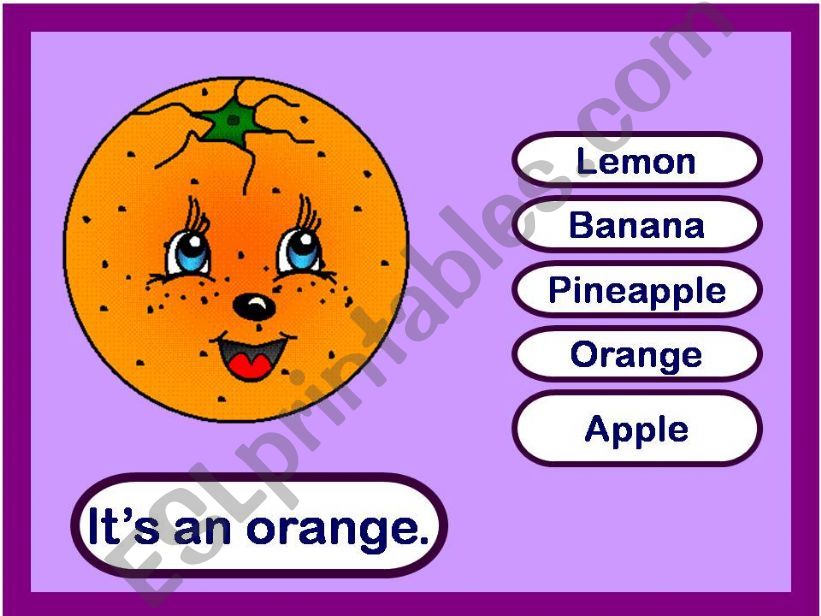 Fruit game powerpoint