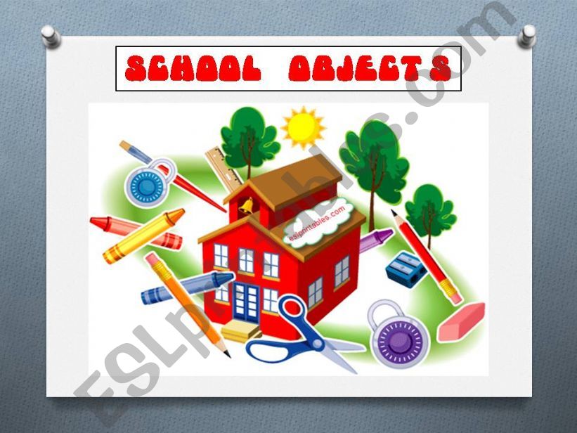 School Objects powerpoint