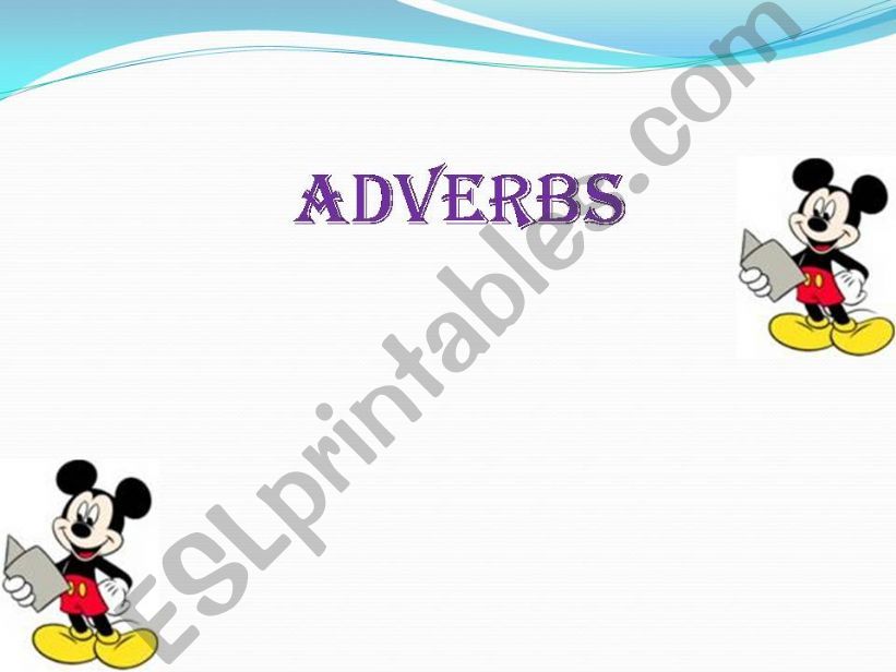 adverbs powerpoint