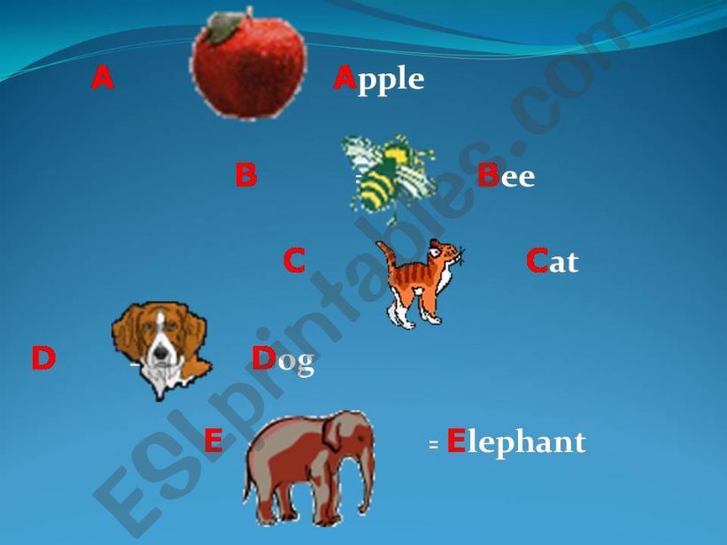 my abc and words powerpoint