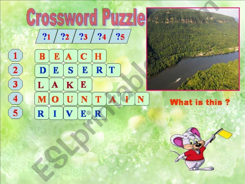 Crossword puzzle powerpoint