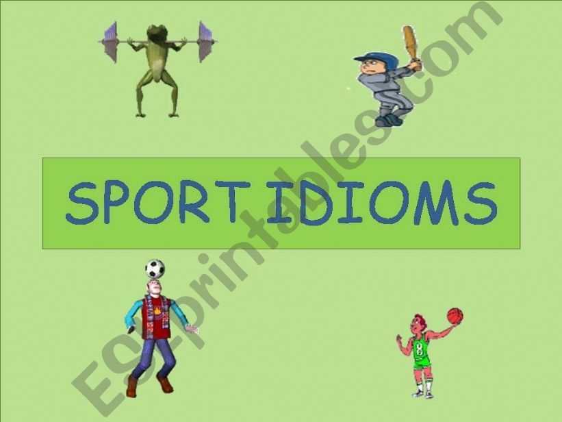 Sport Idioms powerpoint
