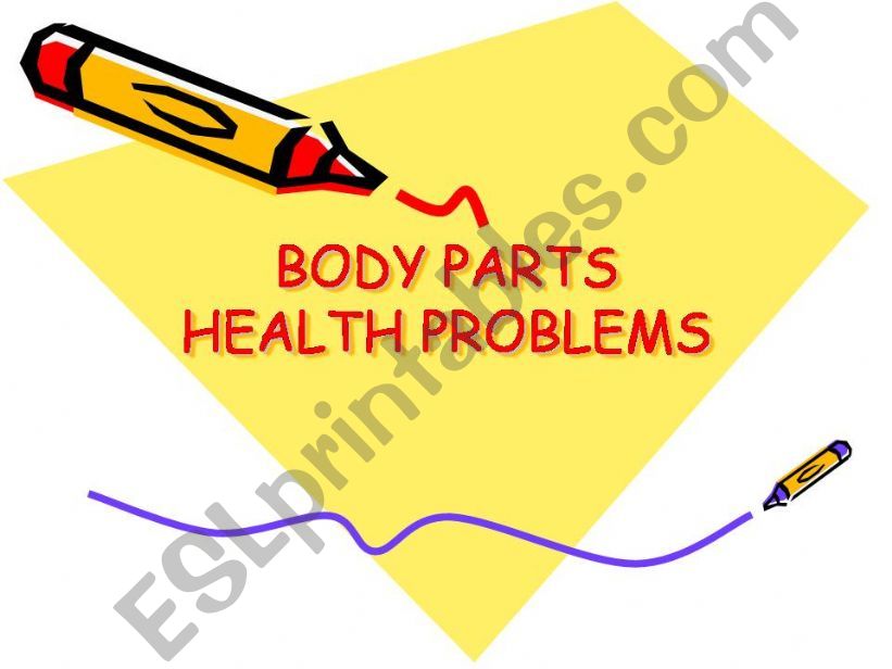 body parts health problems powerpoint