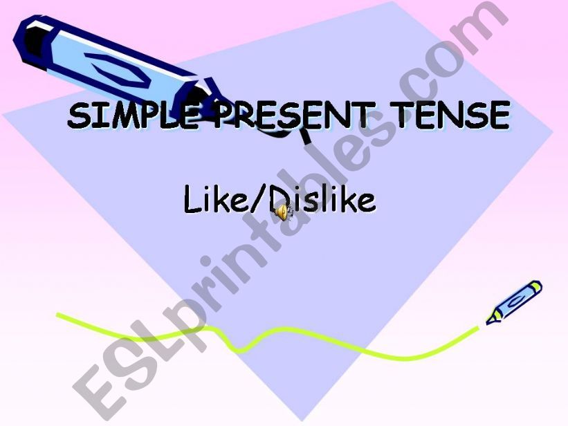 Simple Present Tense powerpoint