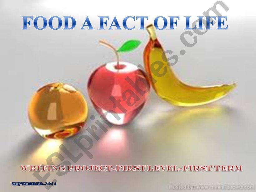 FOOD FOR LIFE powerpoint