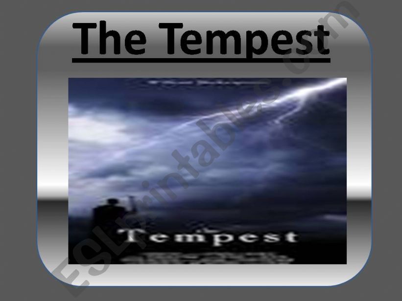 The Tempest powerpoint