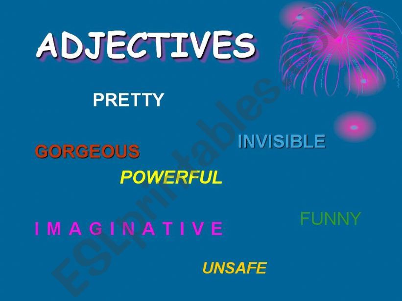 Adjectives powerpoint