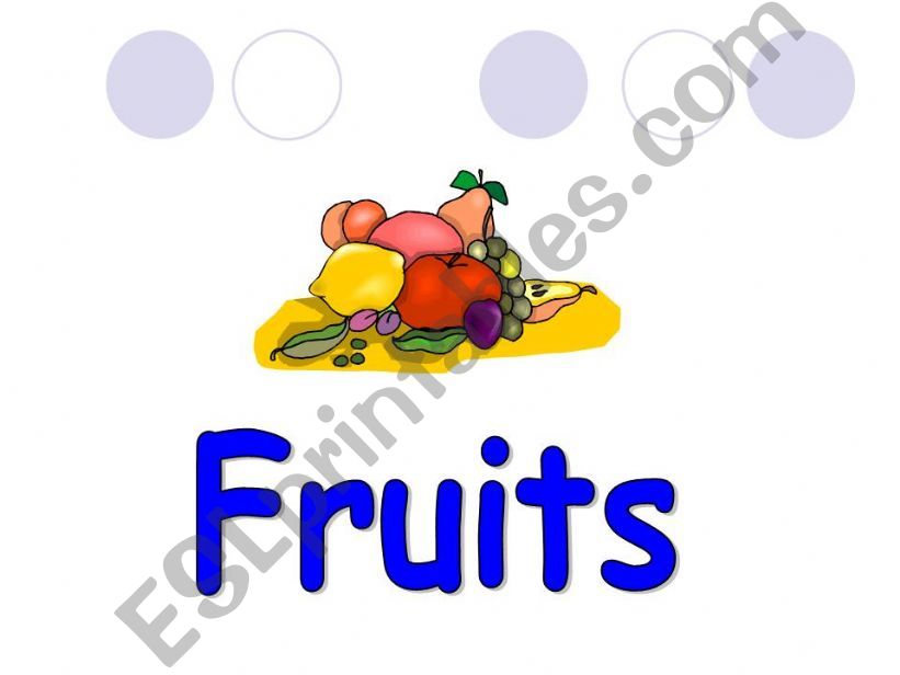 fruits powerpoint