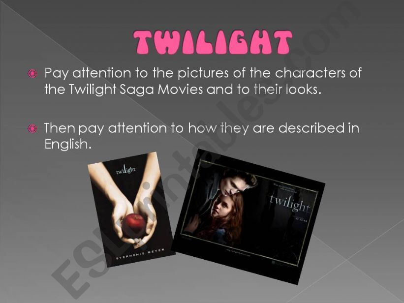 Twilight Saga powerpoint
