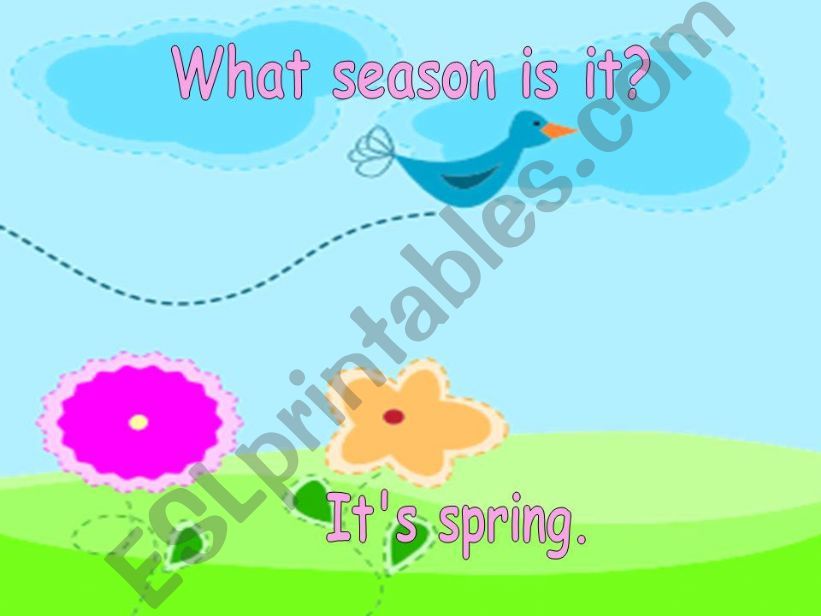 Seasons  powerpoint