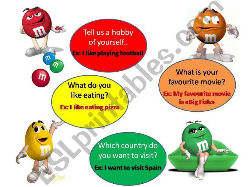 Ice Breaker M&M Activity powerpoint