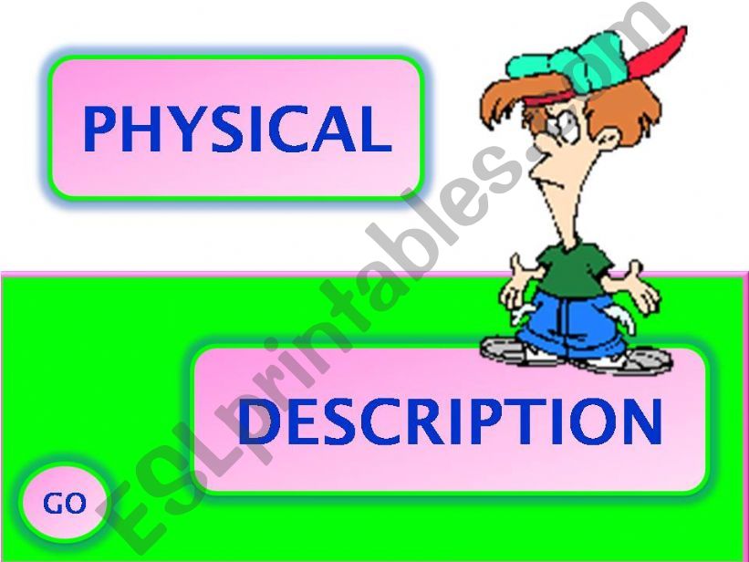 Physical description - a baloon game with 18 slides