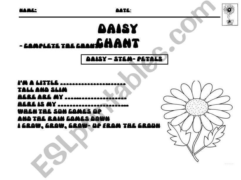 daisy poem powerpoint