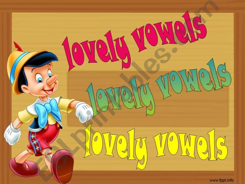 lovely vowels powerpoint