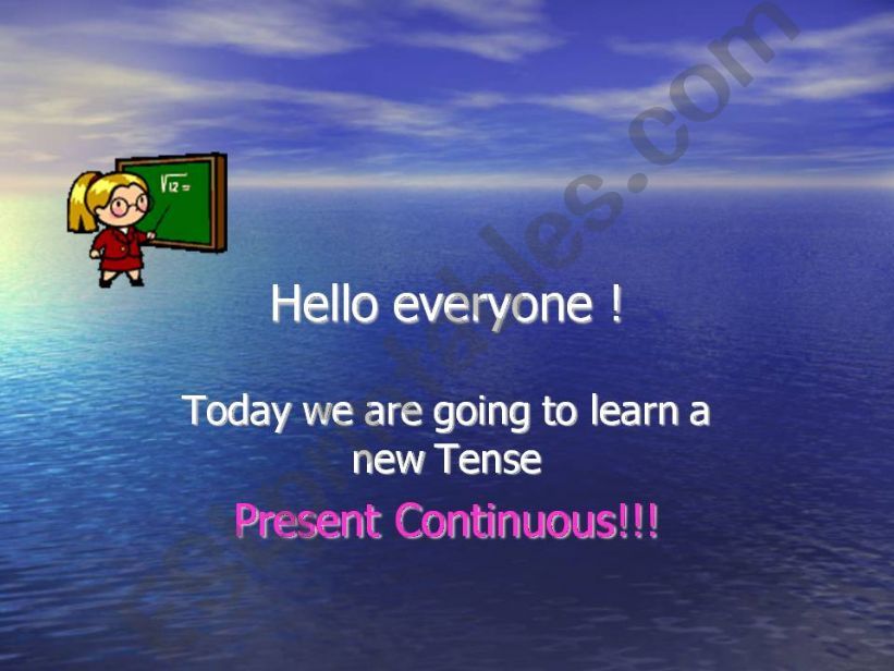 Present Continuous Presentation