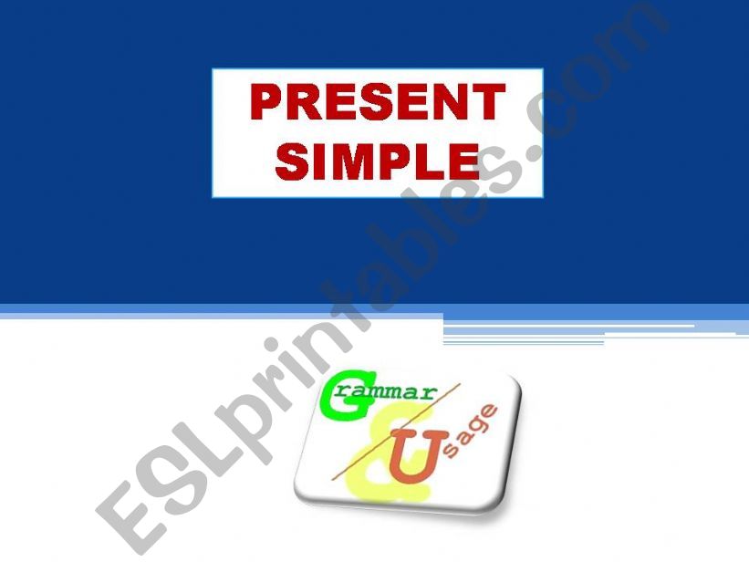 Present simple powerpoint