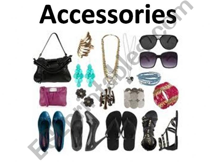 Accessories and clothings powerpoint
