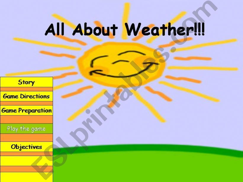 All about weather powerpoint