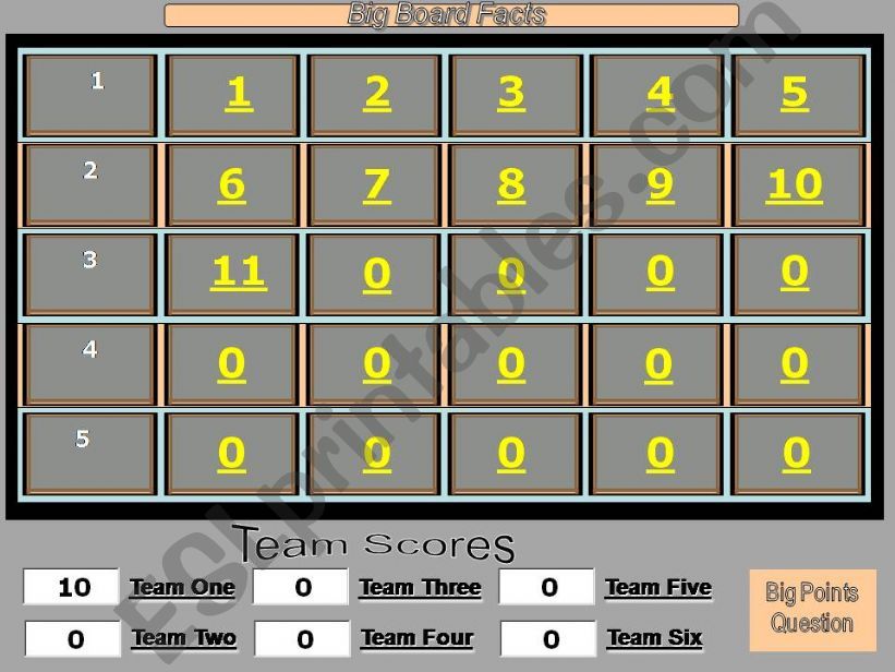 Simple Past Practice-Lucky number game