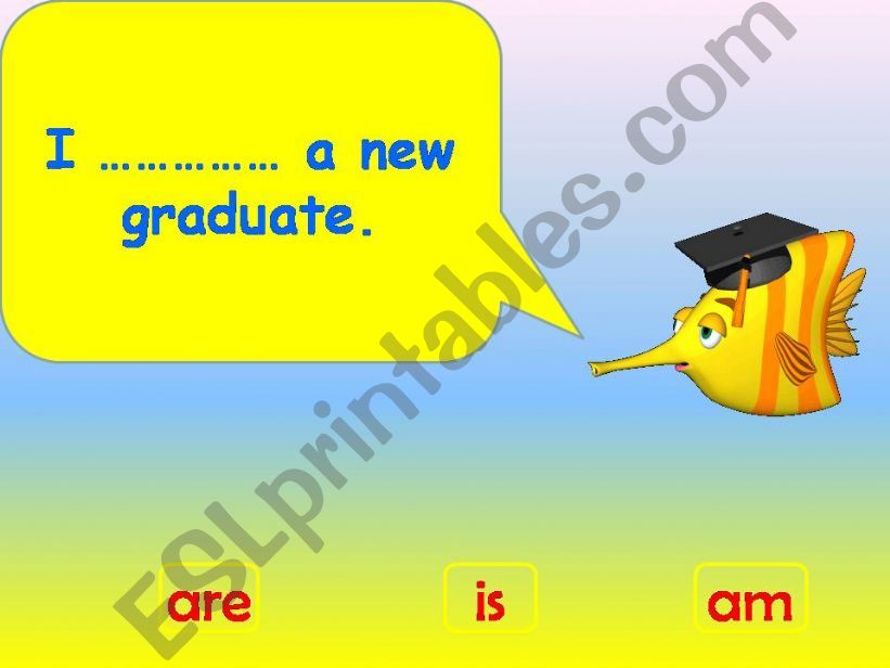 VERB TO BE (with ANIMATED GRAPHICS)