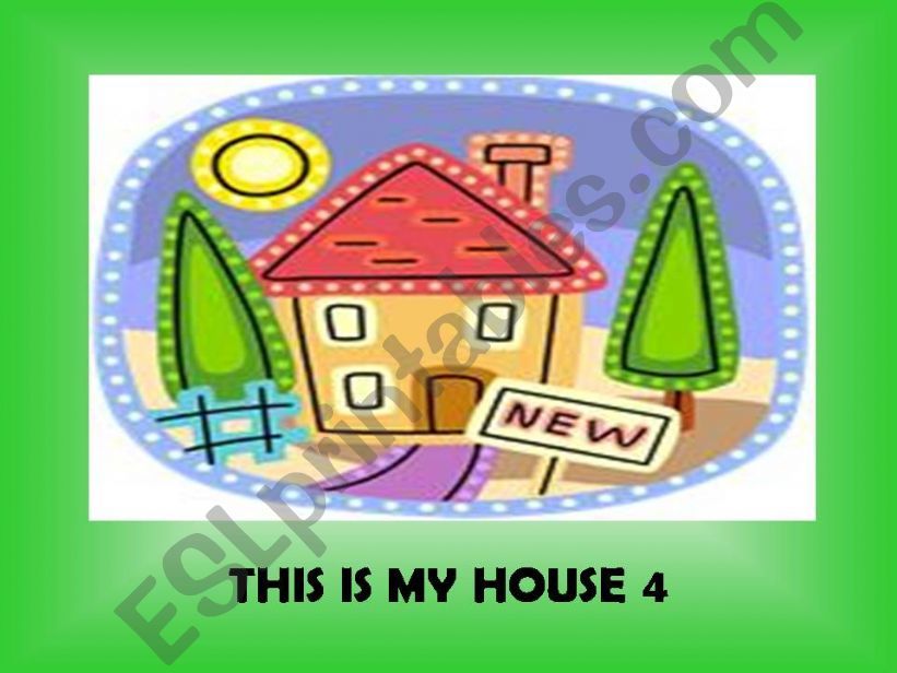 This is my house 4: the laundry room (24 slides) with 2 extra activities