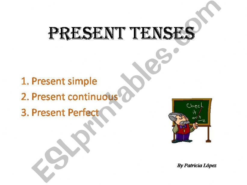 Present Tenses powerpoint