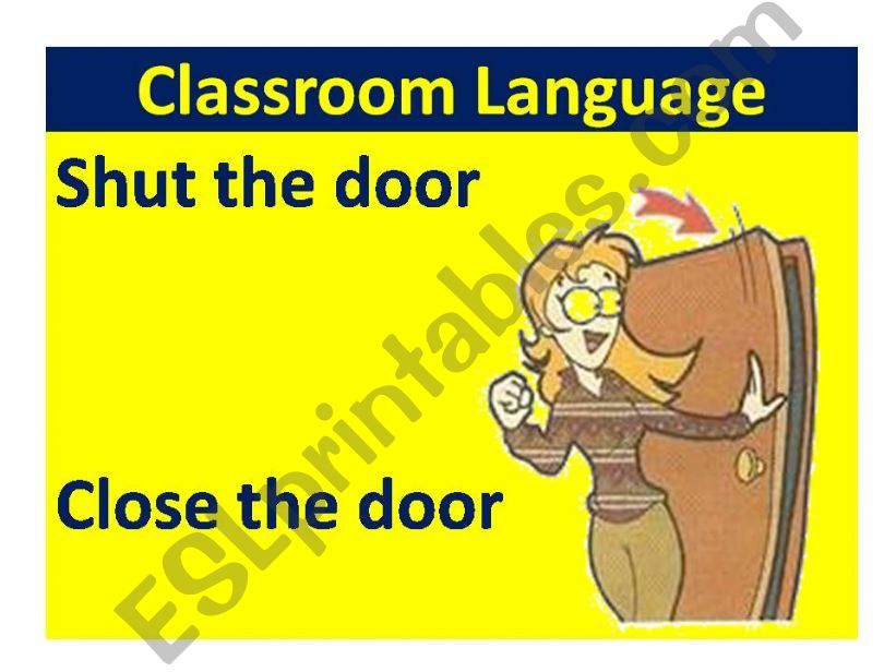 Classroom Language powerpoint