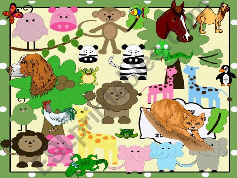 Animals with sounds powerpoint