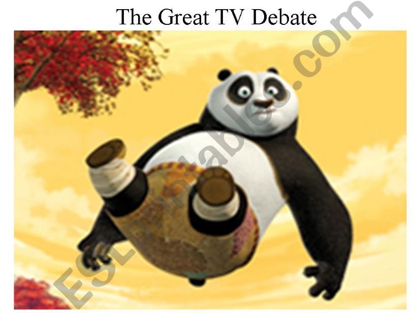 TV Debate powerpoint