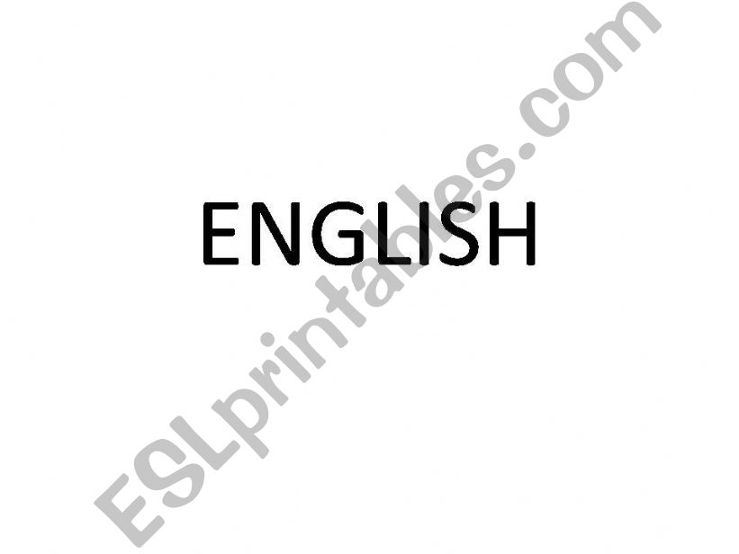 School Subjects powerpoint