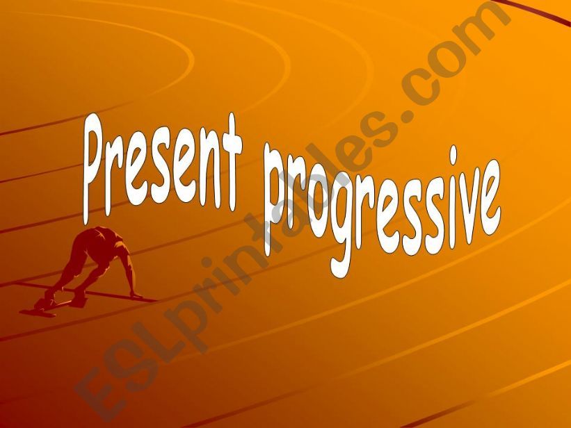 Present Progressive powerpoint