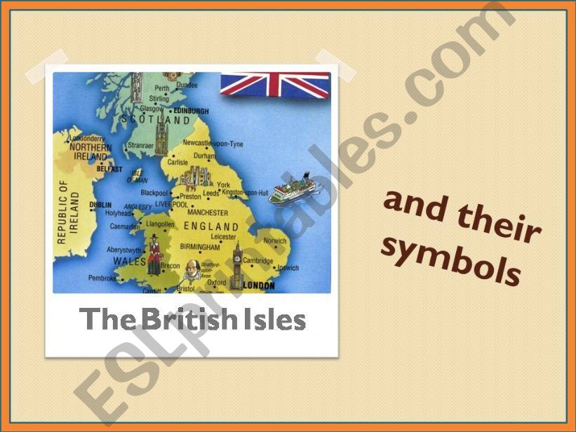 The British Isles - symbols powerpoint