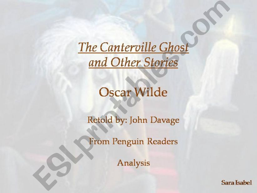 The Canterville Ghost and Other stories - presentation