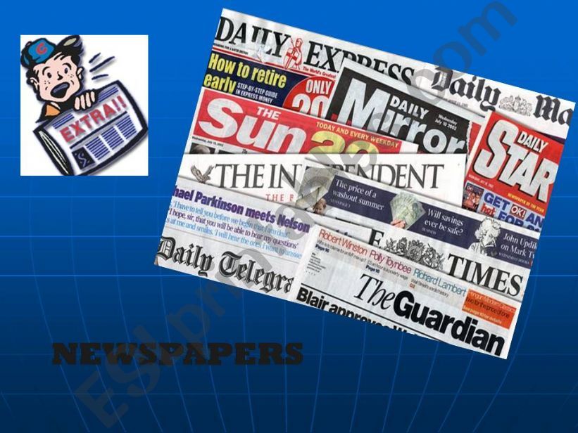 NEWSPAPERS powerpoint
