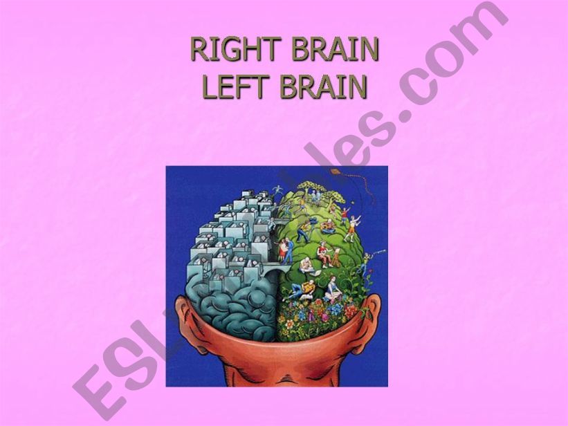 Brain activities powerpoint