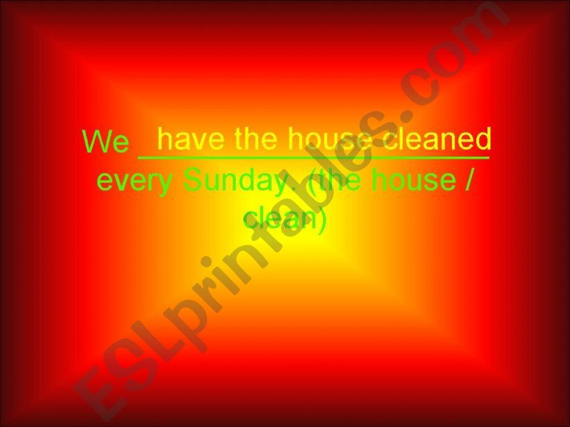 causative form powerpoint