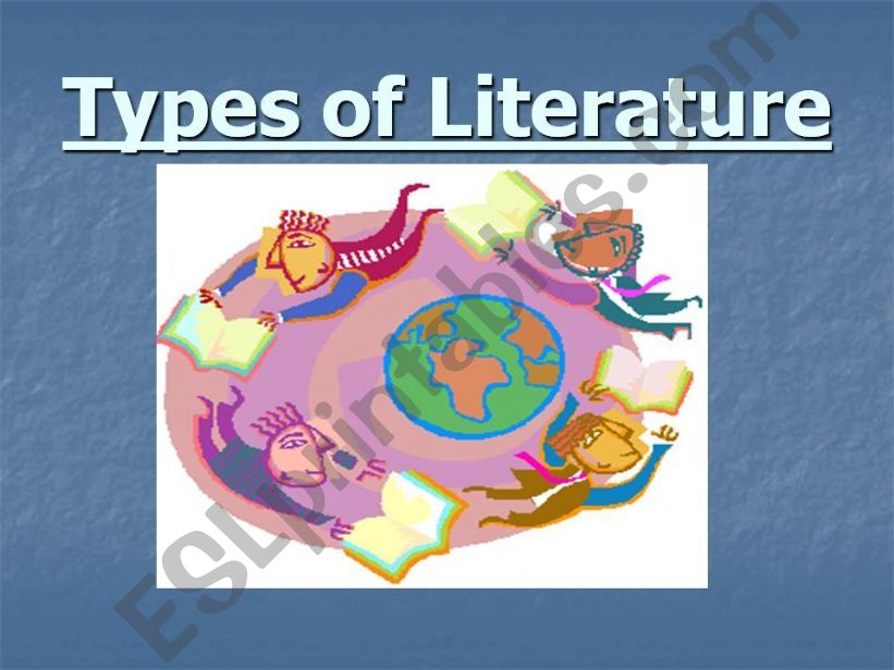 Type of Literature powerpoint